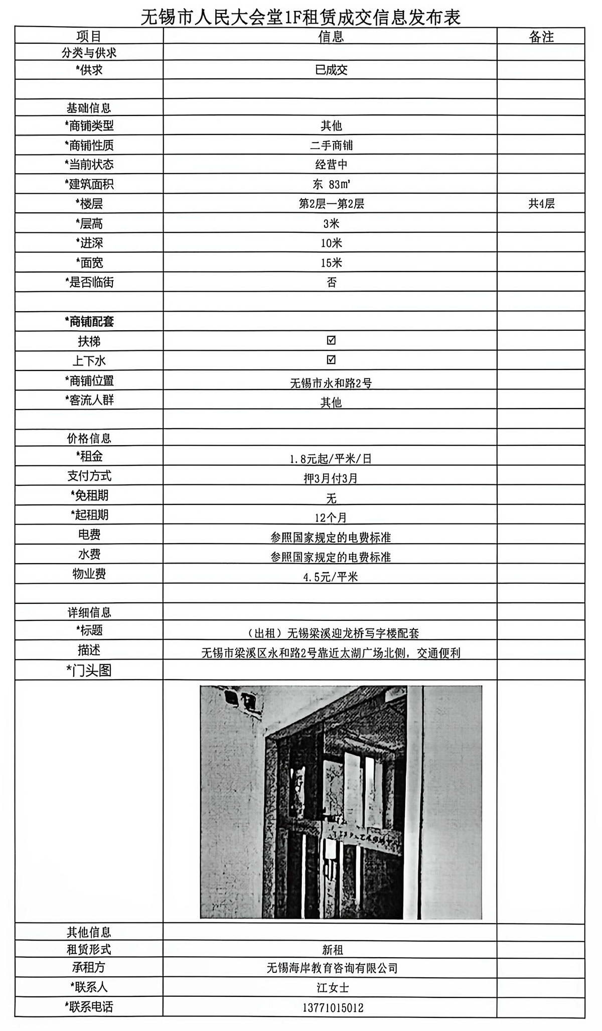 无锡市人民大会堂1F租赁成交信息发布表.jpg